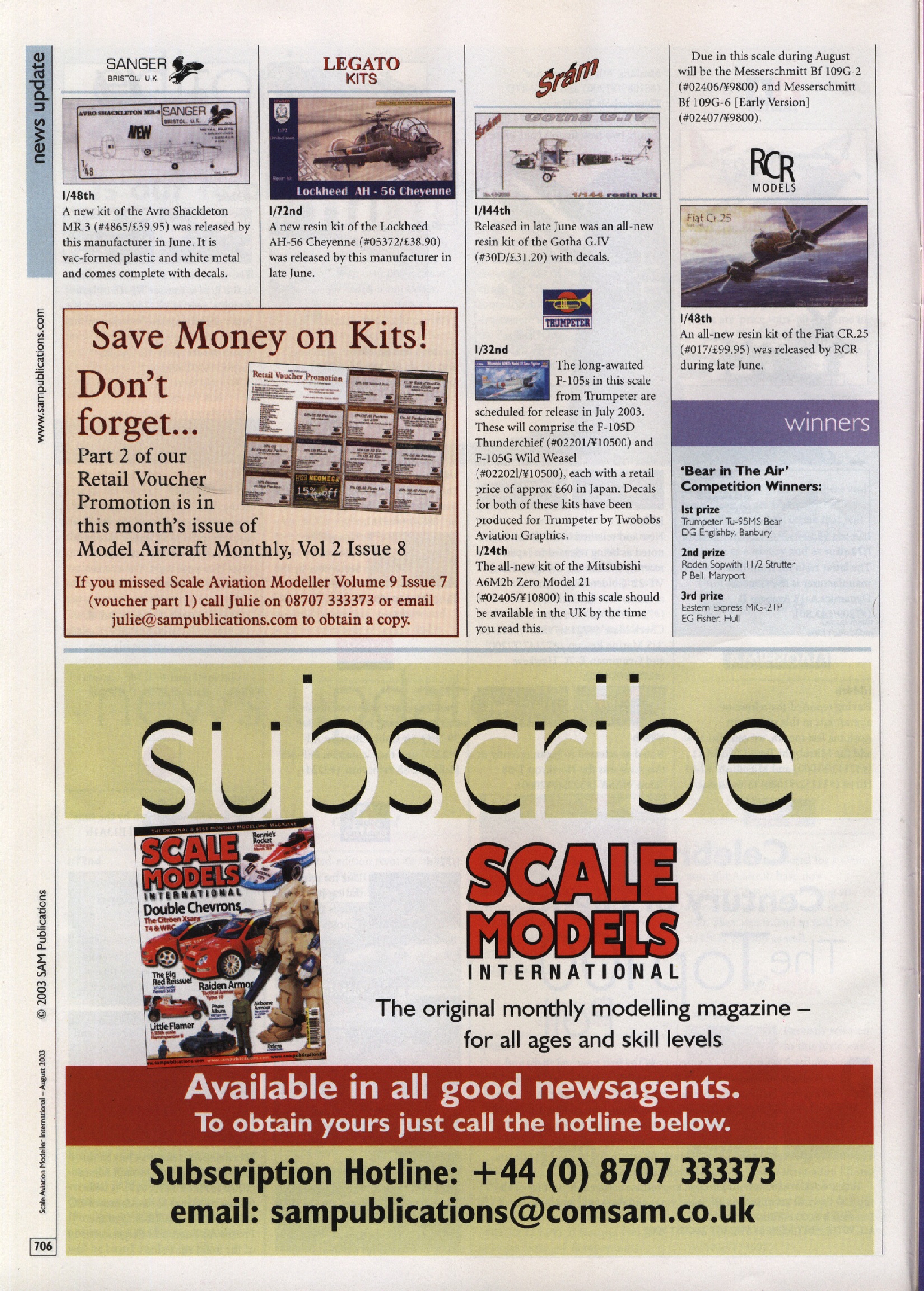 Scale Aviation Modeller International 2003-08